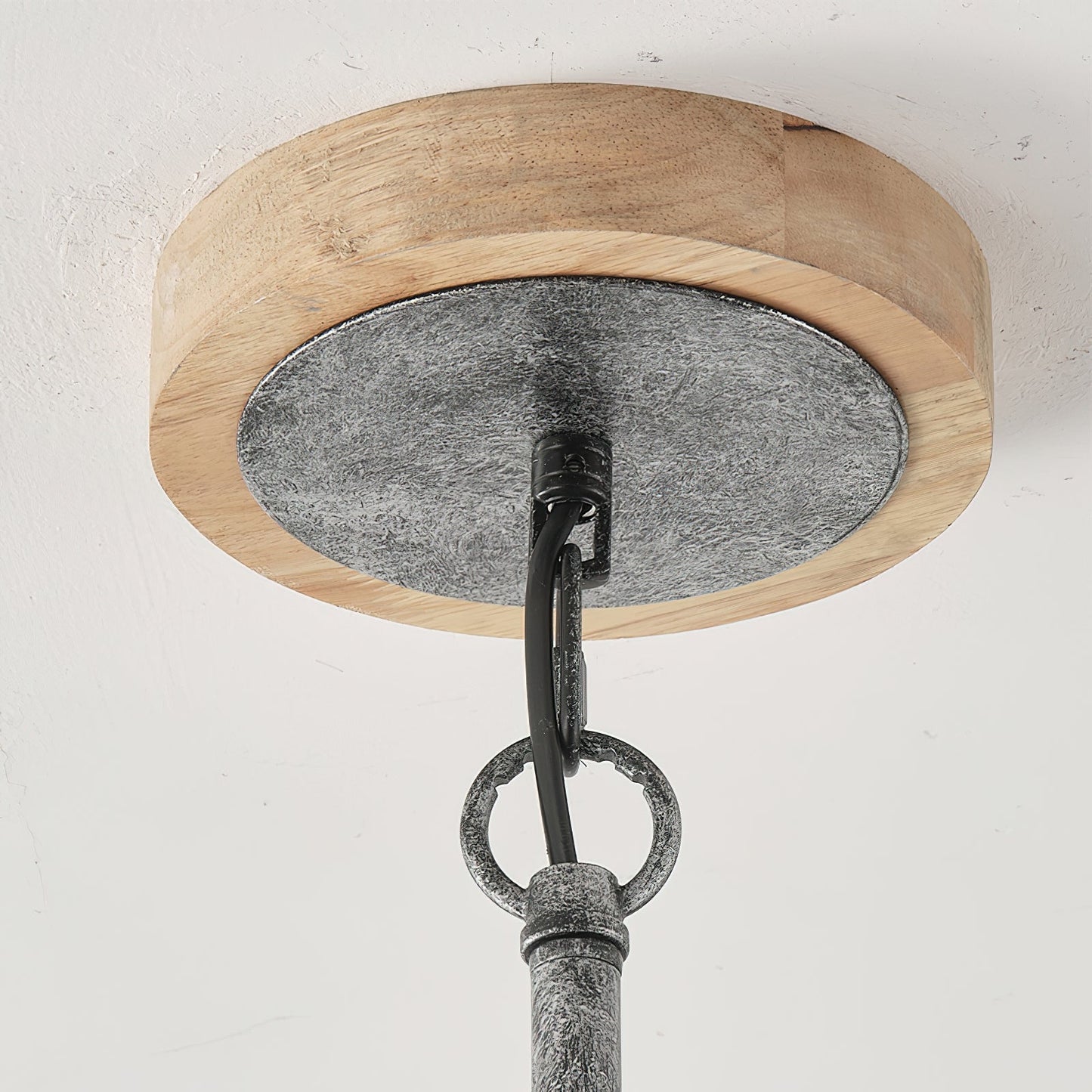 Briarworth Chandelier - Industrial Farmhouse Wooden Multi-Arm Chandelier