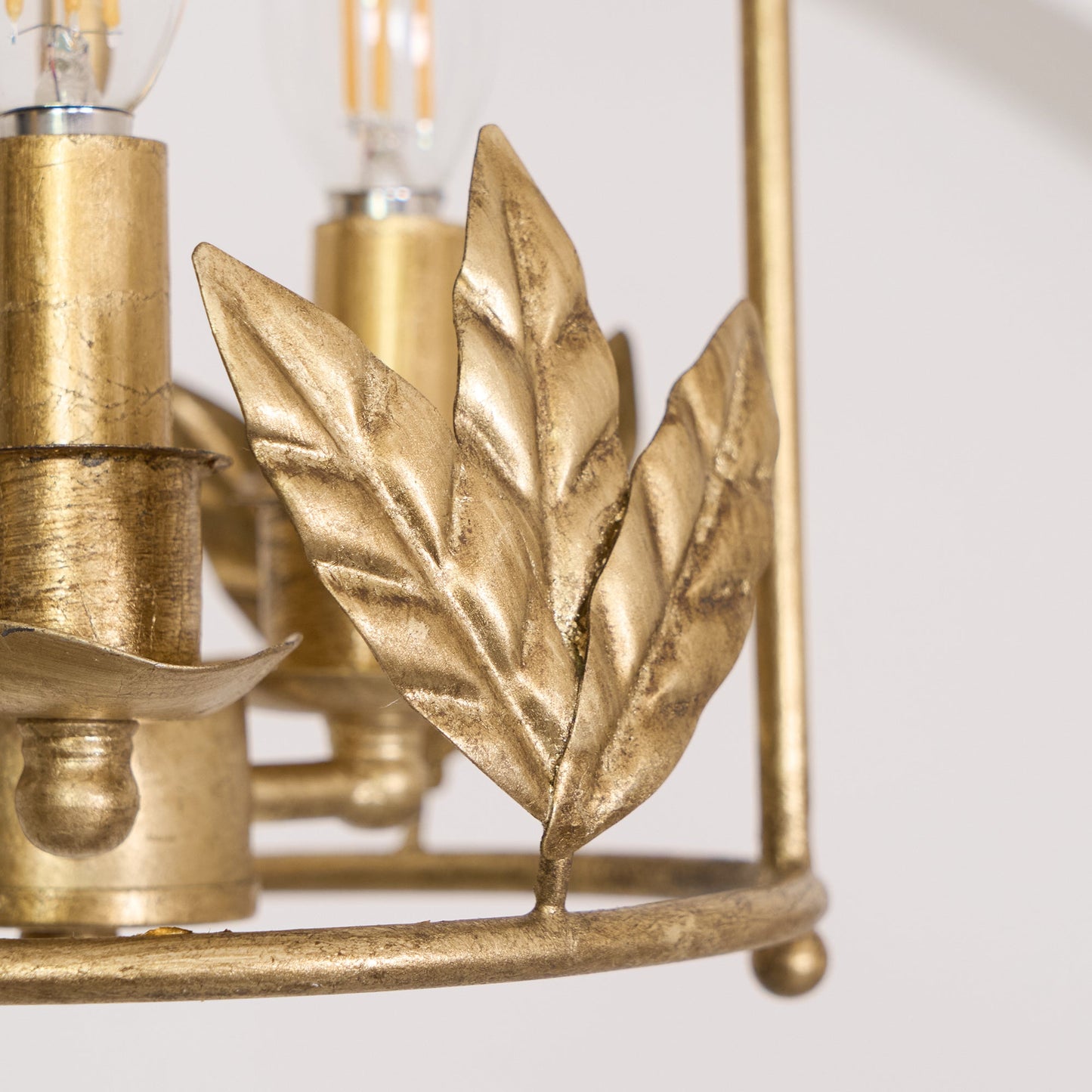 Brighton Lantern Pendant Lamp - Baroque Style Nature-Inspired Bird Chandelier