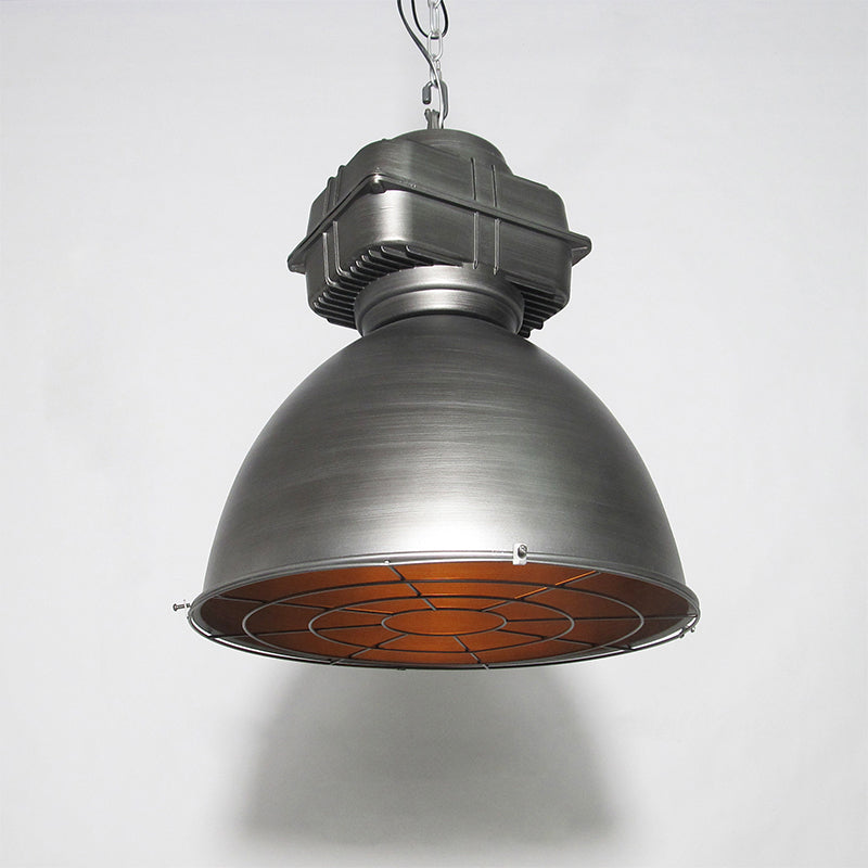 Brilliant Anouk Pendant Light - Modern Industrial Iron Dome Chandelie