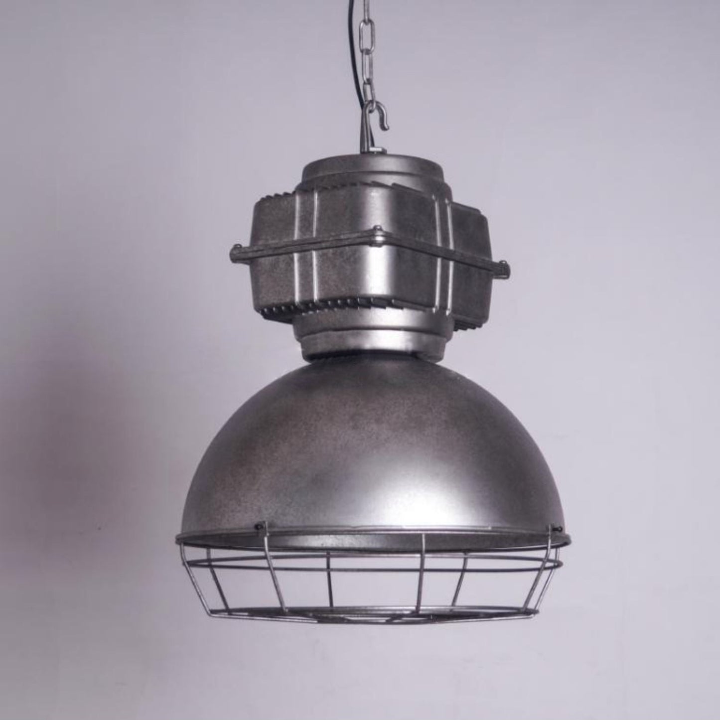 Brilliant Anouk Pendant Light - Modern Industrial Iron Dome Chandelie