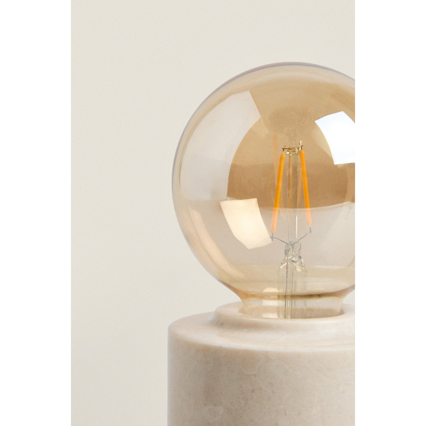 Bristol Mini Marble Table Lamp - Minimalist Natural Stone Base Ligh