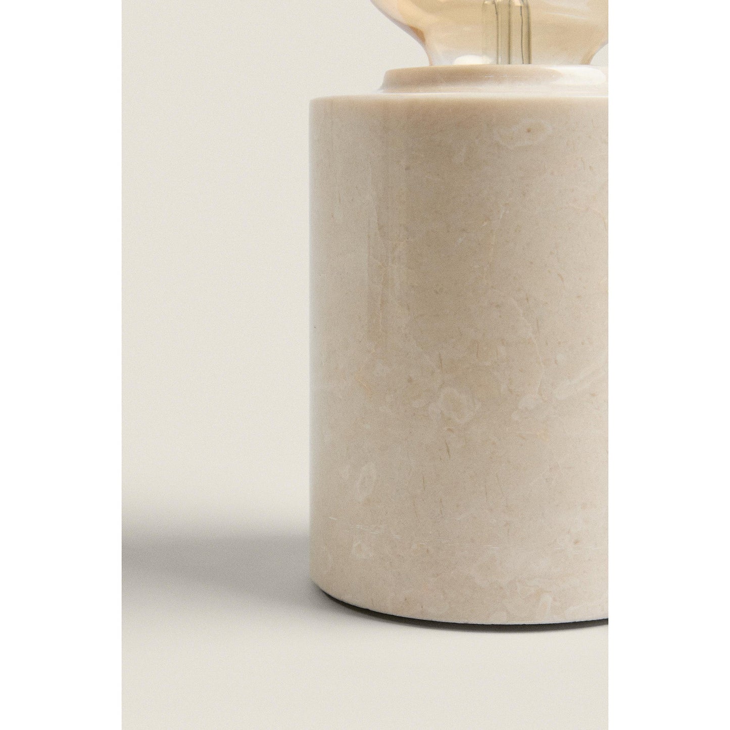 Bristol Mini Marble Table Lamp - Minimalist Natural Stone Base Ligh