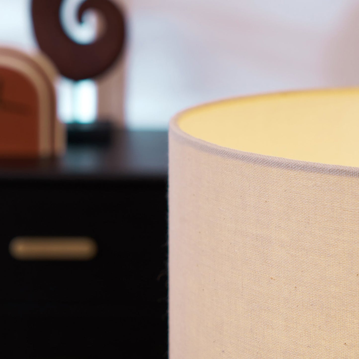 Brixton Table Lamp - Luxury Calacatta Marble & Linen Designer Desk Light