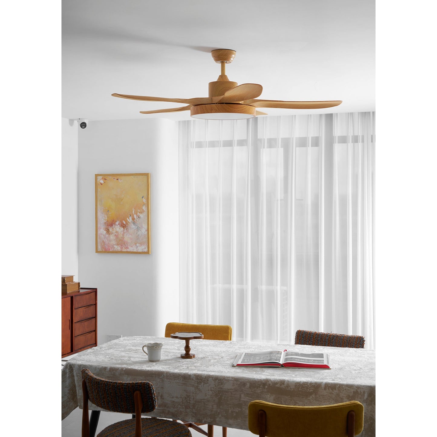 Bronx 52″ Modern Industrial Ceiling Fan with LED Light & Remote