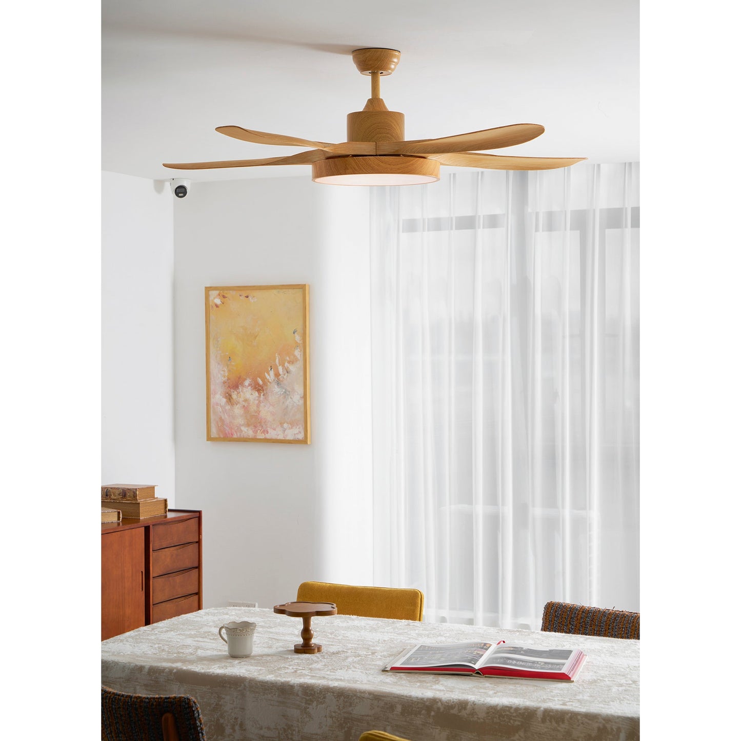 Bronx 52″ Modern Industrial Ceiling Fan with LED Light & Remote