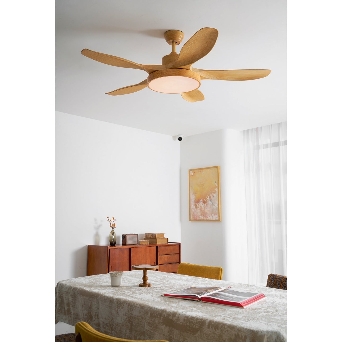 Bronx 52″ Modern Industrial Ceiling Fan with LED Light & Remote