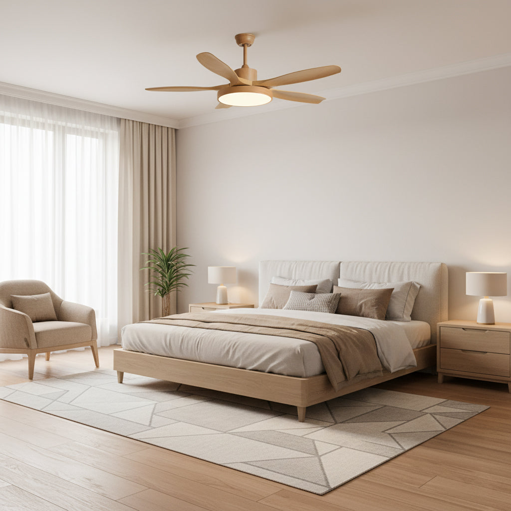 Bronx 52″ Modern Industrial Ceiling Fan with LED Light & Remote