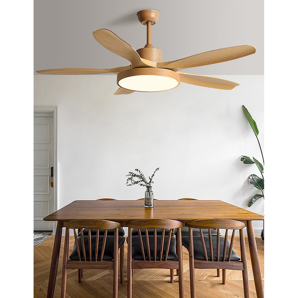 Bronx 52″ Modern Industrial Ceiling Fan with LED Light & Remote