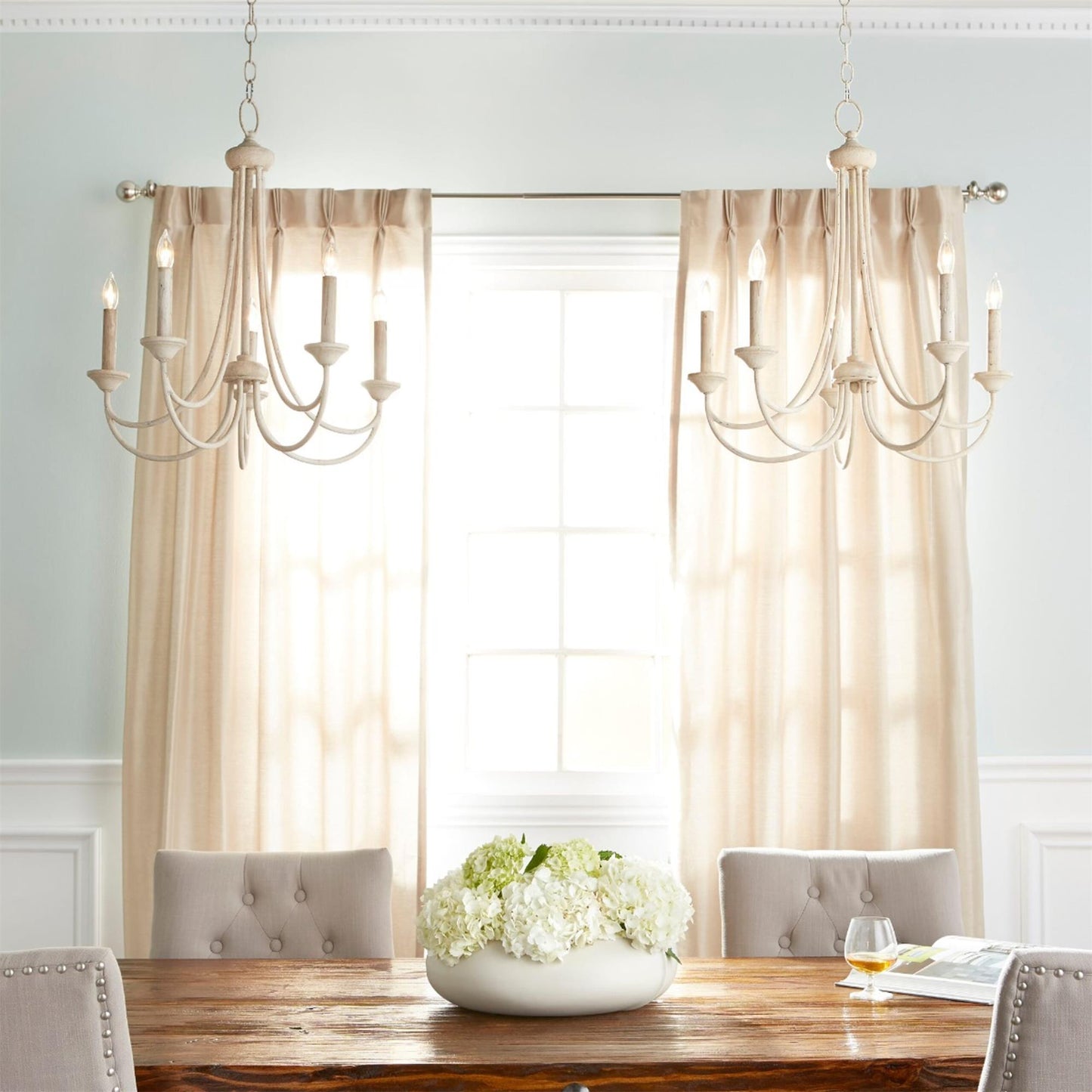 Brooks Chandelier - Mediterranean Style Antique Brass Candle Chandelier