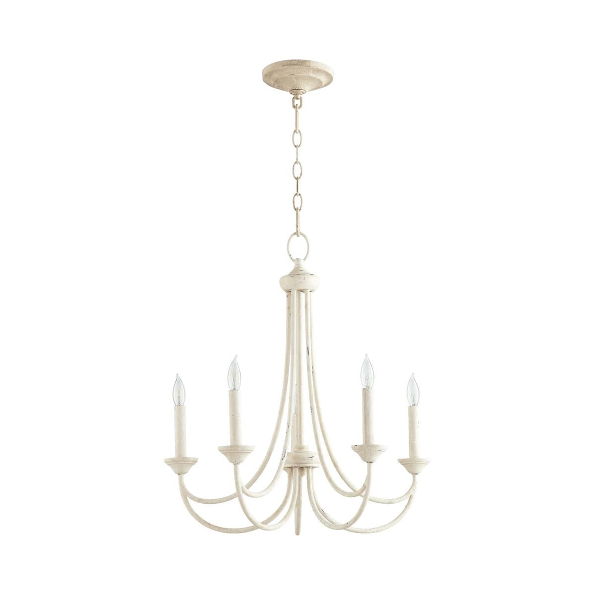 Brooks Chandelier - Mediterranean Style Antique Brass Candle Chandelier