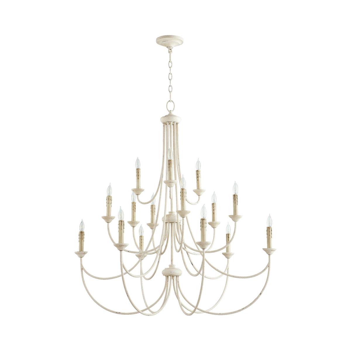 Brooks Chandelier - Mediterranean Style Antique Brass Candle Chandelier