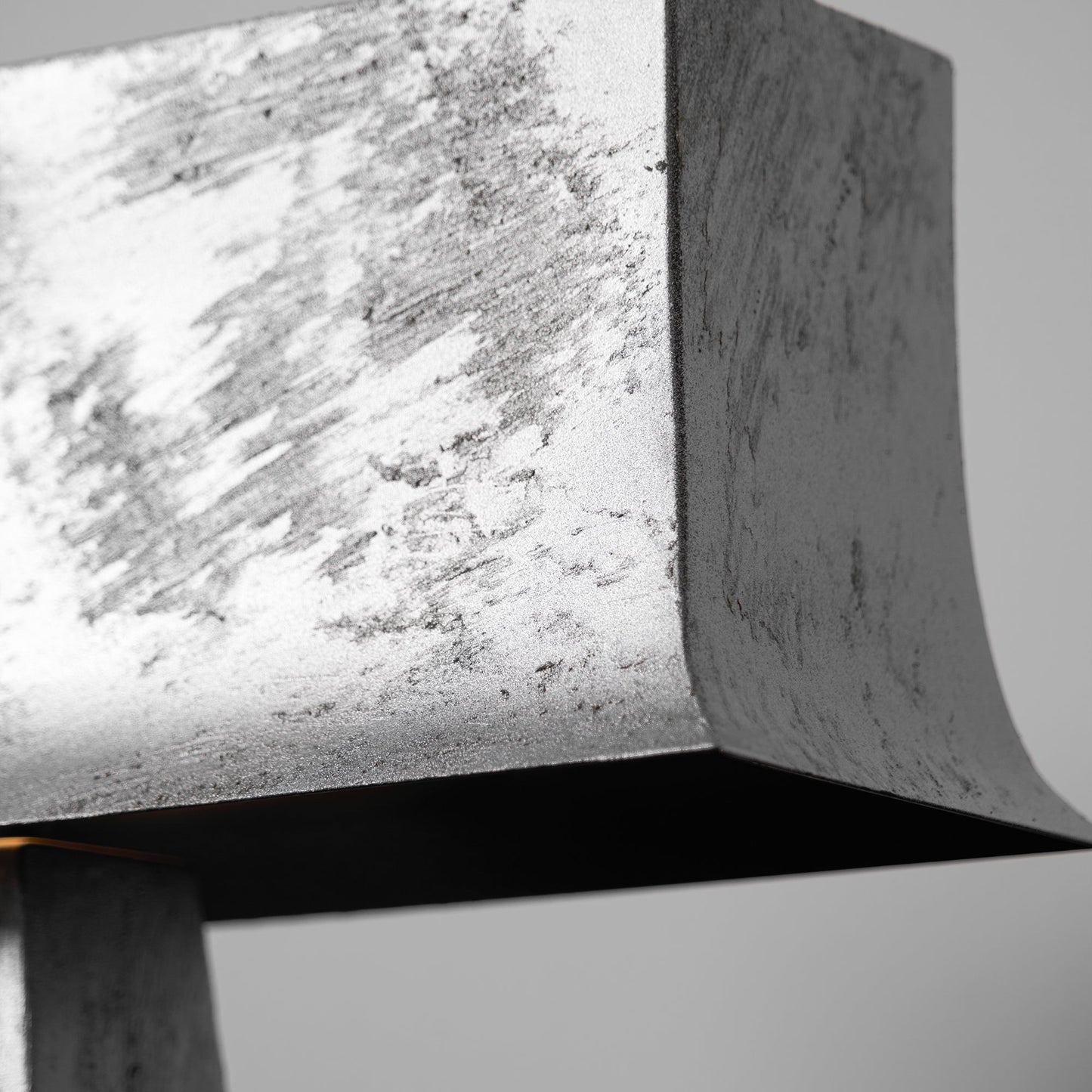 Bruchi Table Lamp - Antique Stainless Steel Designer Desk Light