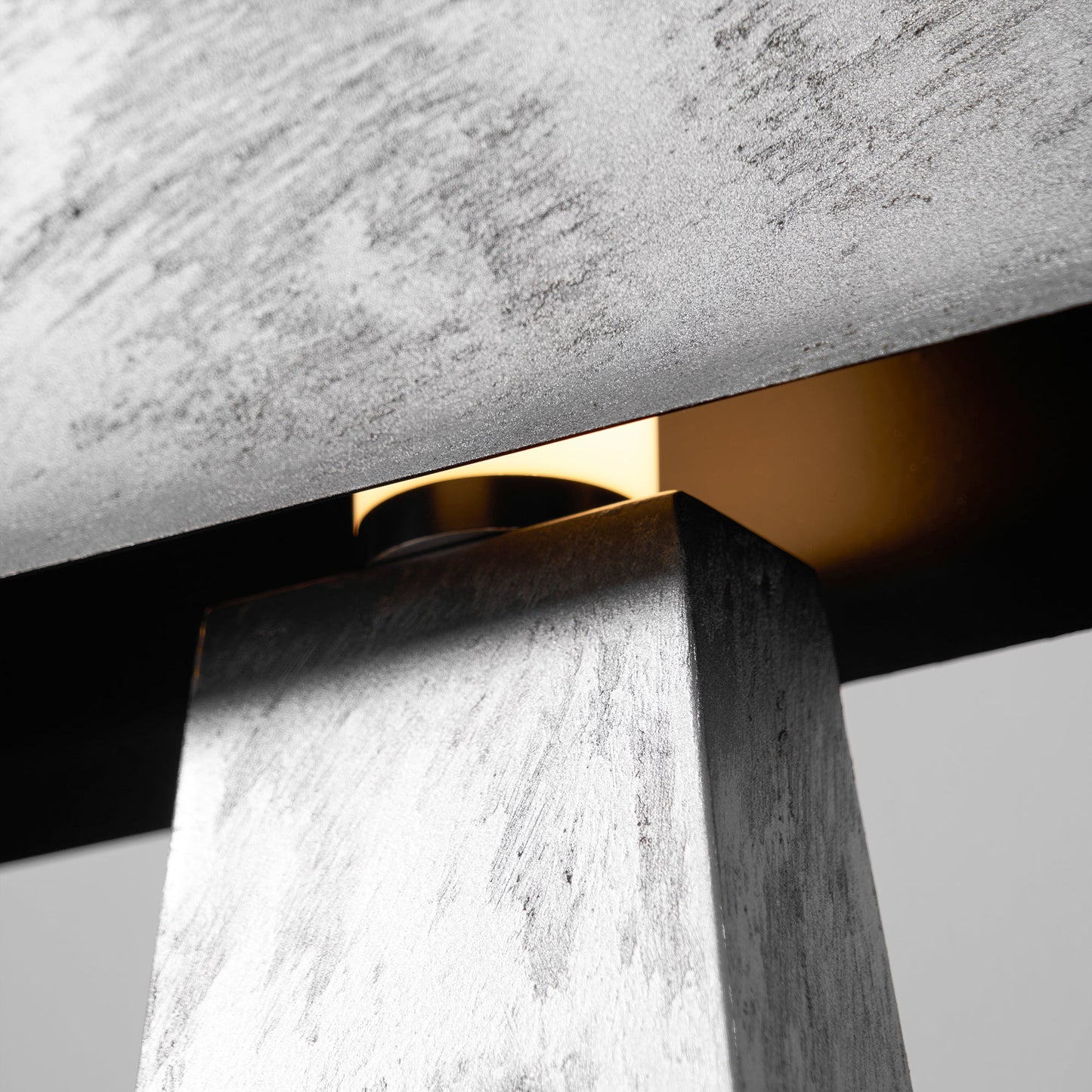 Bruchi Table Lamp - Antique Stainless Steel Designer Desk Light