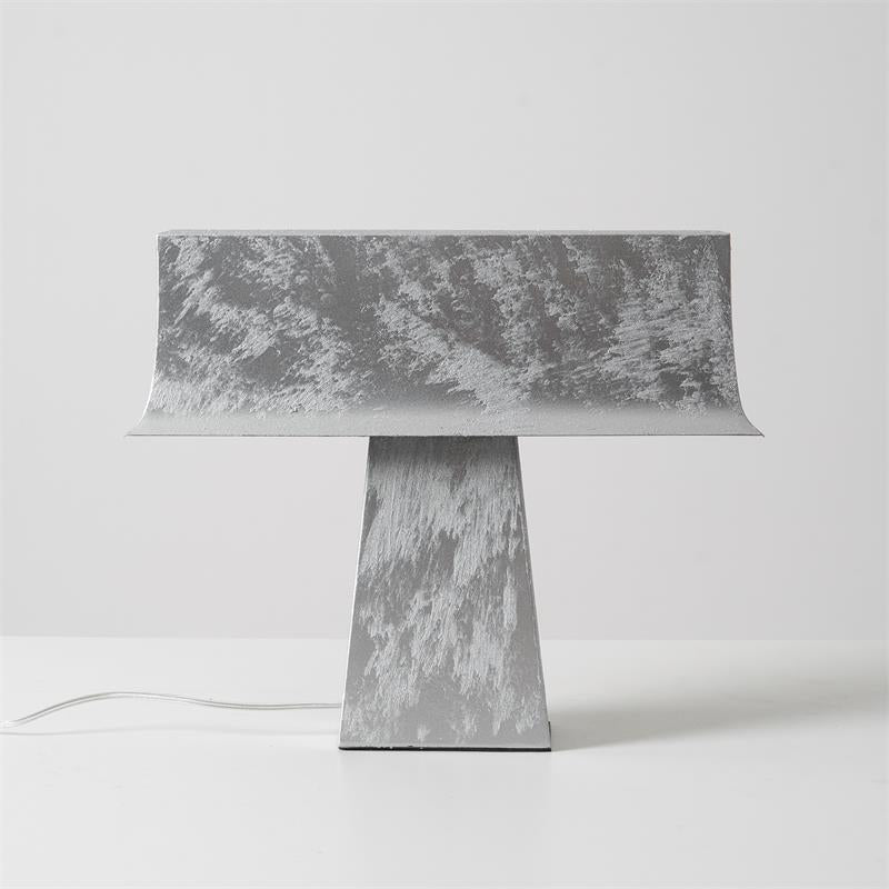 Bruchi Table Lamp - Antique Stainless Steel Designer Desk Light