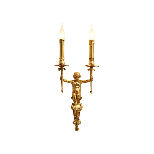 Brunelle Wall Lamp - Luxury 2-Light Brass Sconce for Classical Interiors