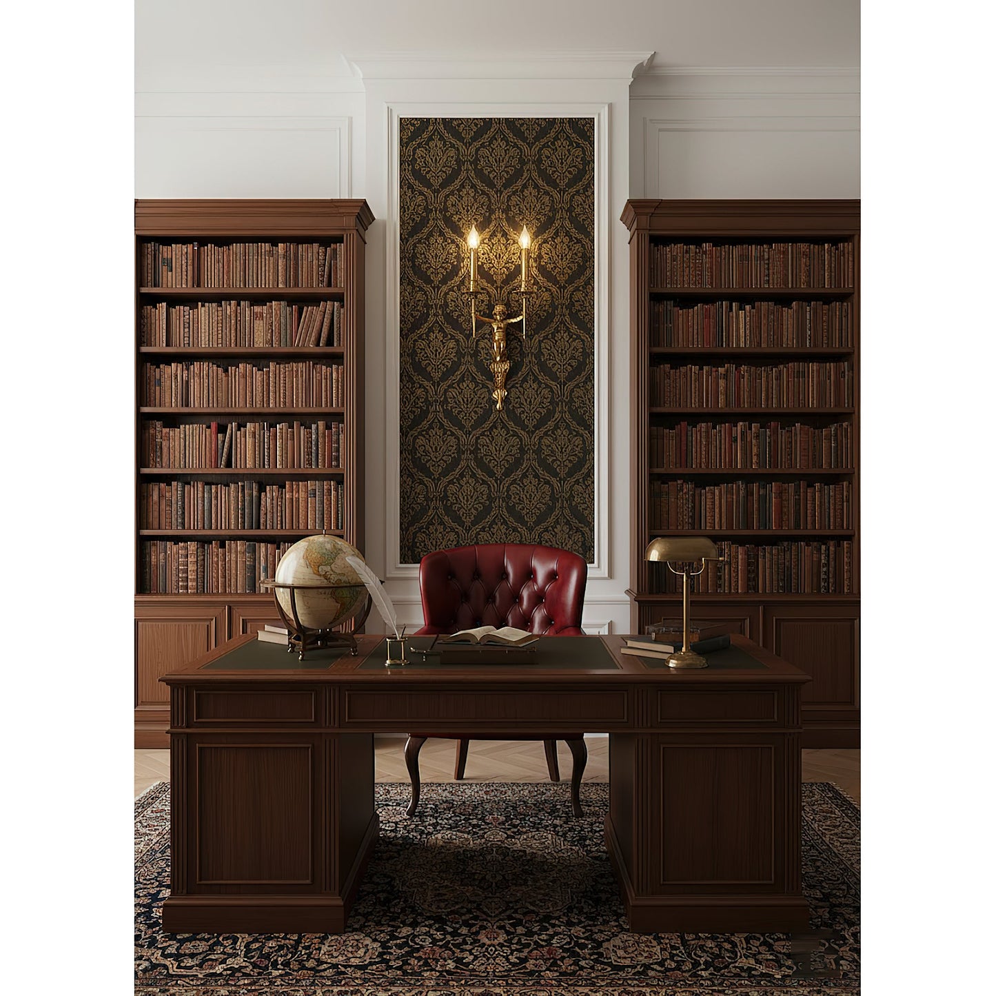 Brunelle Wall Lamp - Luxury 2-Light Brass Sconce for Classical Interiors