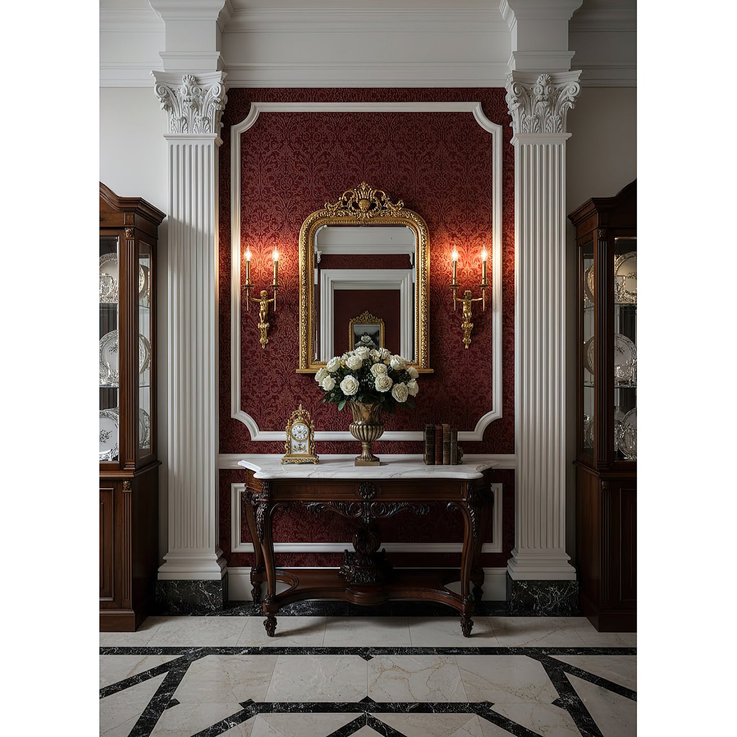 Brunelle Wall Lamp - Luxury 2-Light Brass Sconce for Classical Interiors