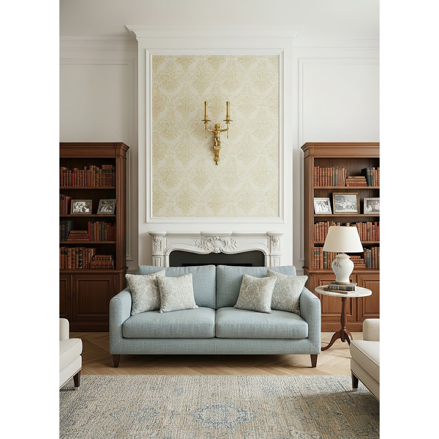 Brunelle Wall Lamp - Luxury 2-Light Brass Sconce for Classical Interiors