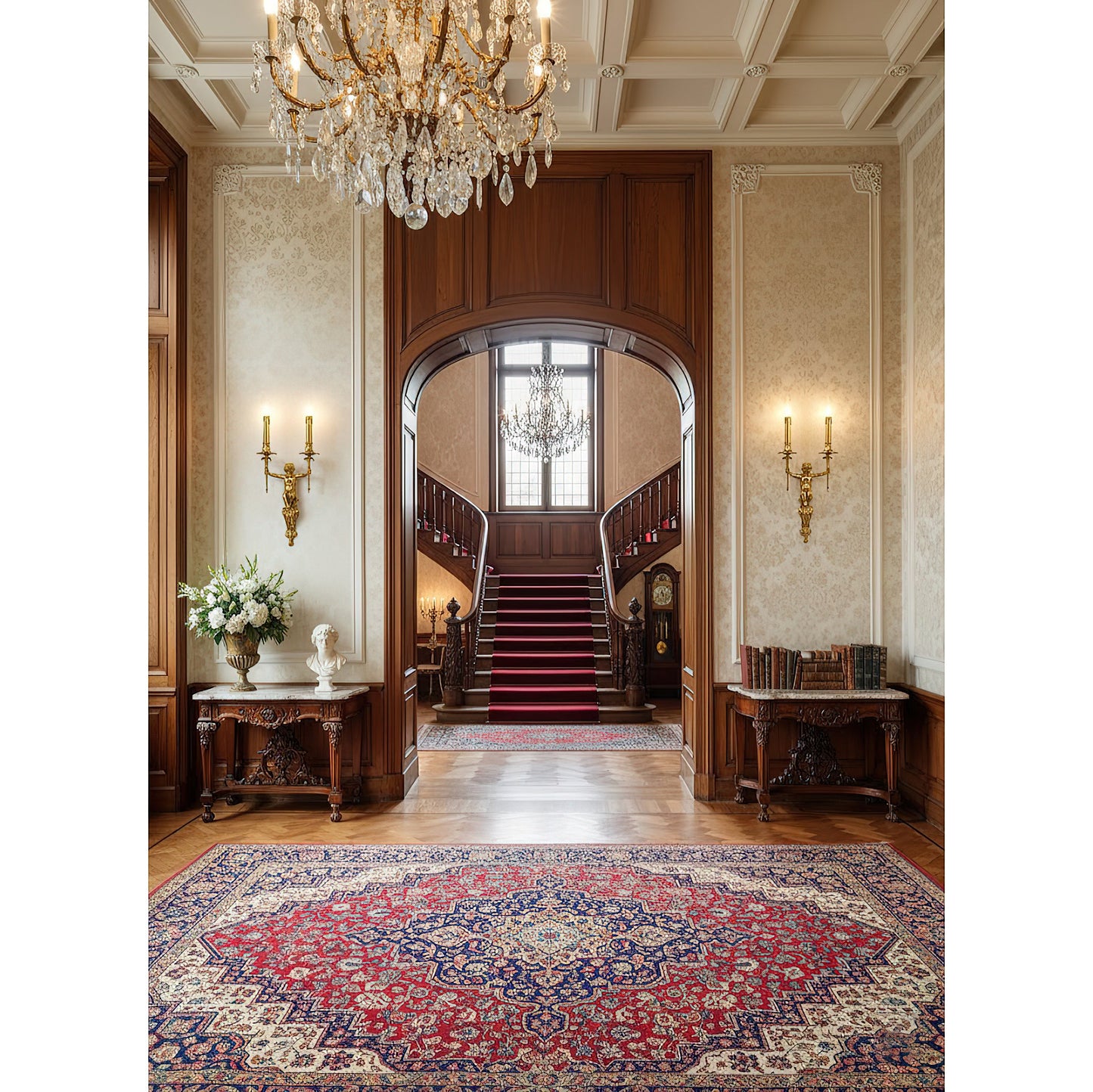 Brunelle Wall Lamp - Luxury 2-Light Brass Sconce for Classical Interiors