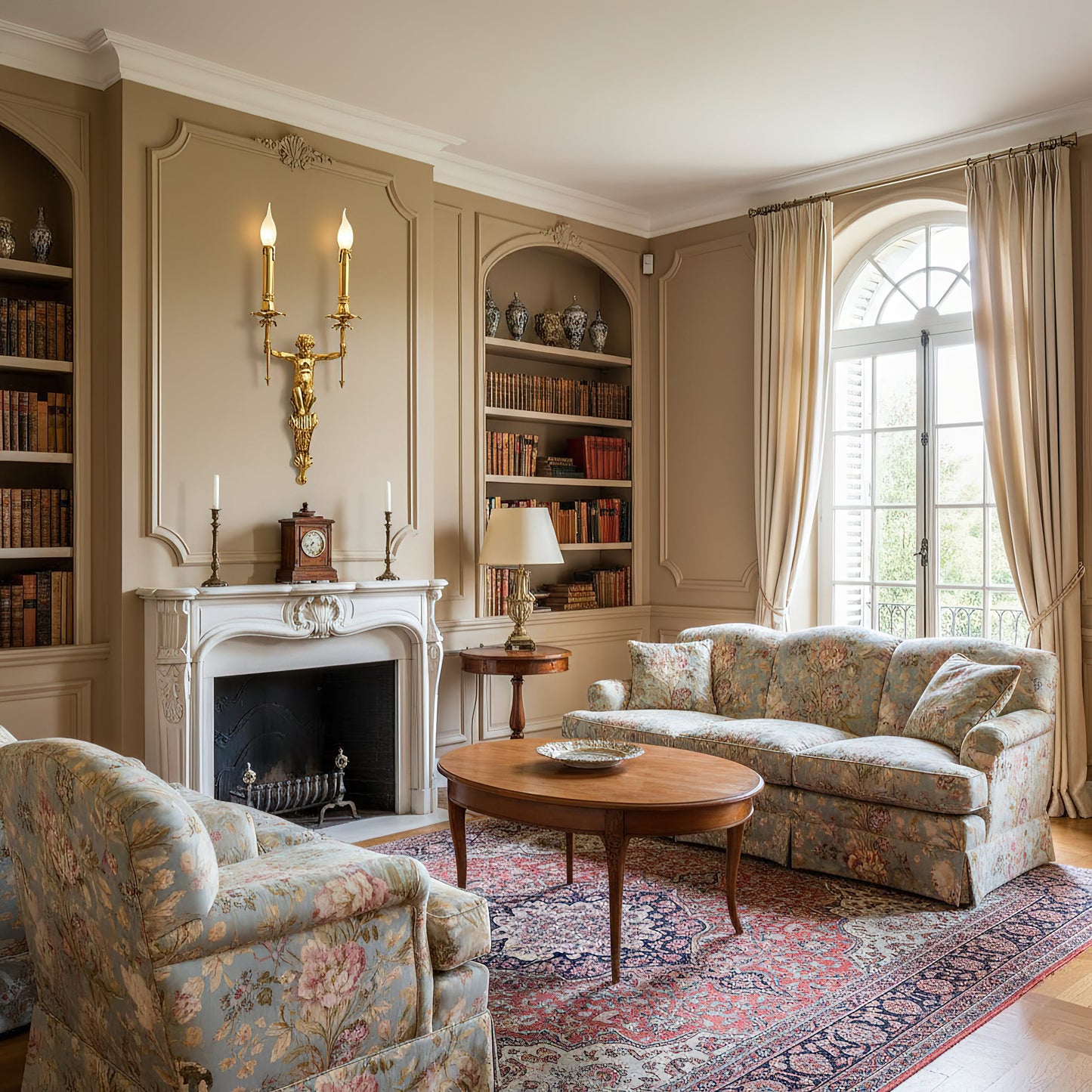Brunelle Wall Lamp - Luxury 2-Light Brass Sconce for Classical Interiors