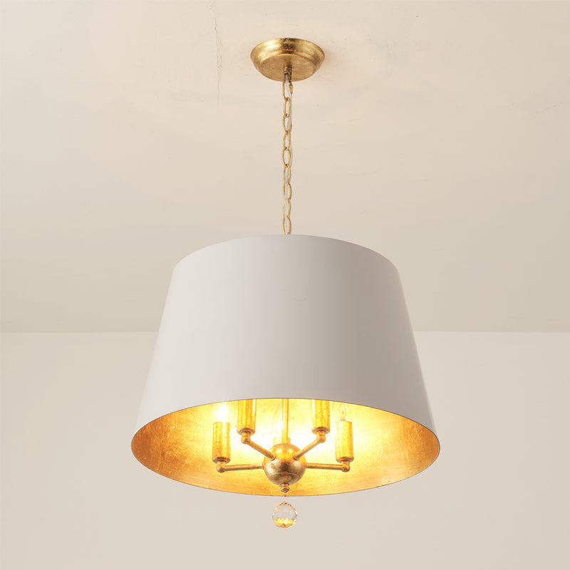 Brynn Pendant Lamp - Parisian Style Couture 5-Light Iron Chandelier