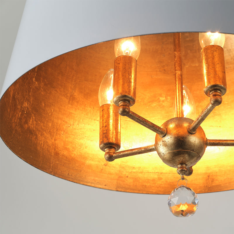 Brynn Pendant Lamp - Parisian Style Couture 5-Light Iron Chandelier