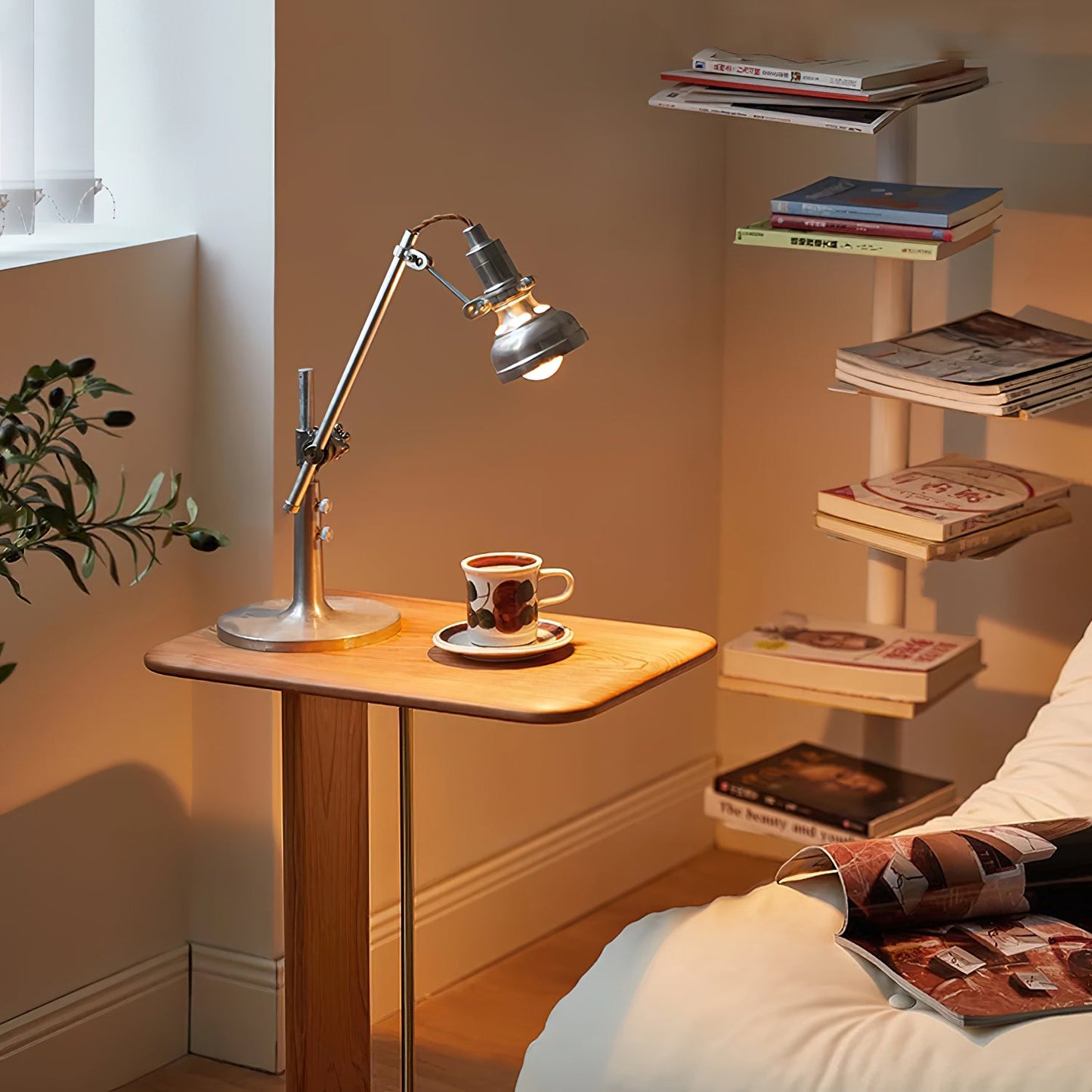 Buquet Adjustable Table Lamp - Minimalist Aluminum Task Light