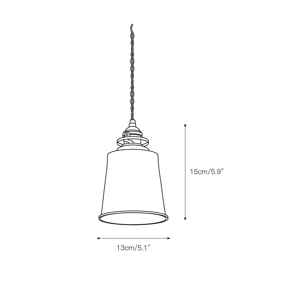 Butte Industrial Pendant Light - Modern Brass & Iron LED Hanging Lamp | BowieLight