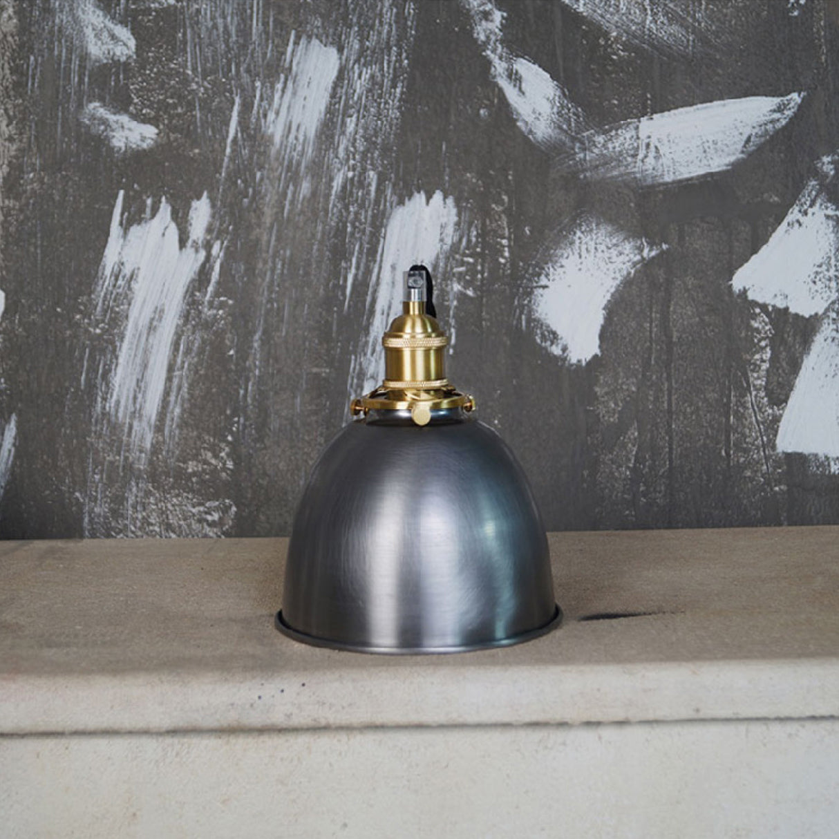 Butte Industrial Pendant Light - Modern Brass & Iron LED Hanging Lamp | BowieLight