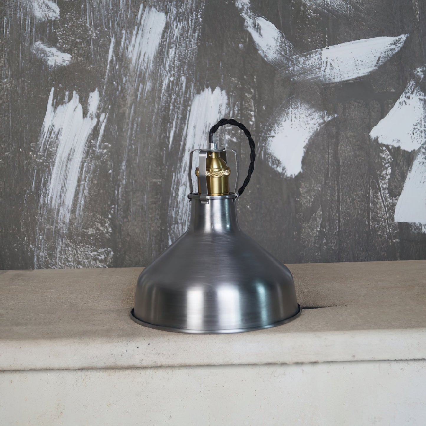 Butte Industrial Pendant Light - Modern Brass & Iron LED Hanging Lamp | BowieLight