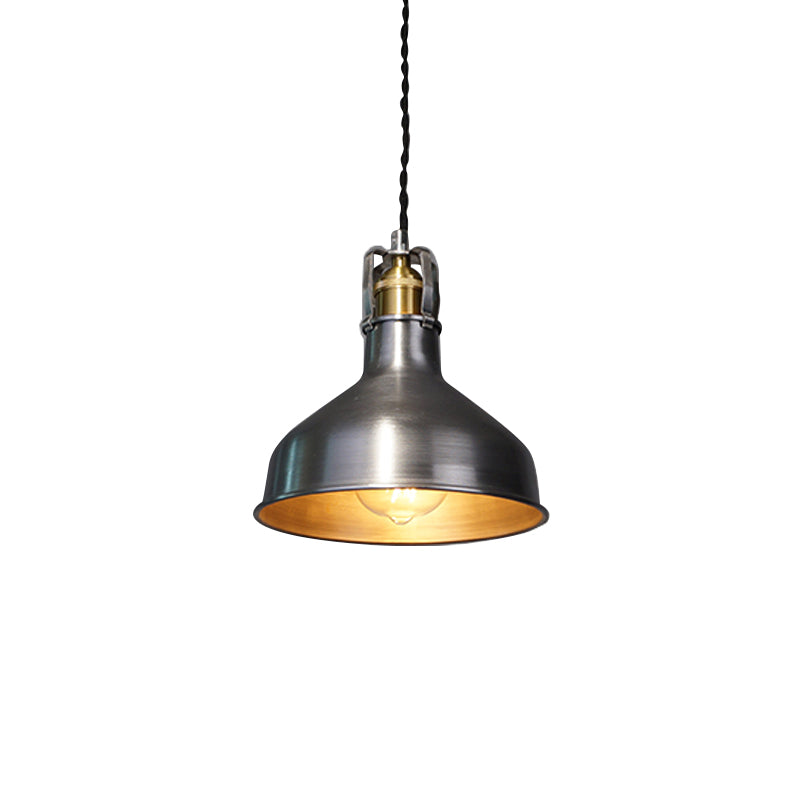 Butte Industrial Pendant Light - Modern Brass & Iron LED Hanging Lamp | BowieLight