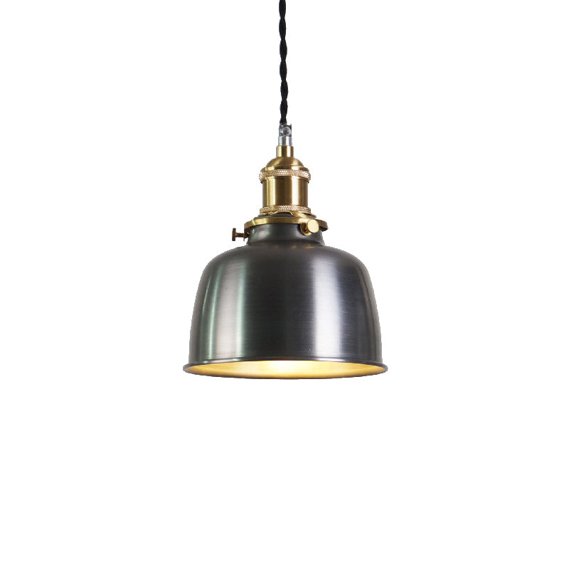 Butte Industrial Pendant Light - Modern Brass & Iron LED Hanging Lamp | BowieLight