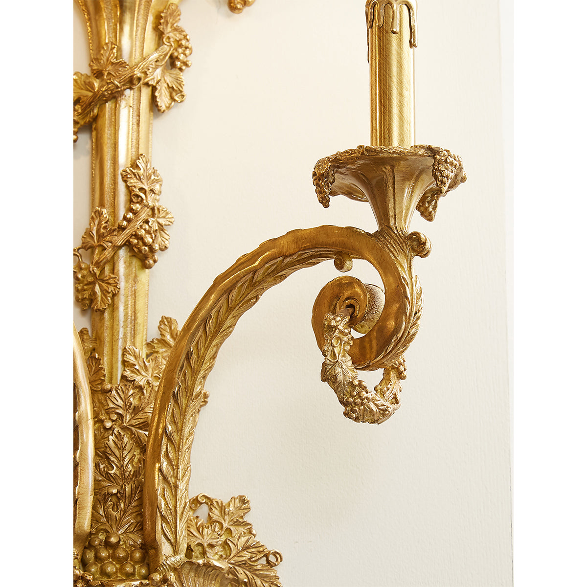 Caldwell Brass Wall Lamp – 2-Head Vertical Solid Brass Wall Sconce