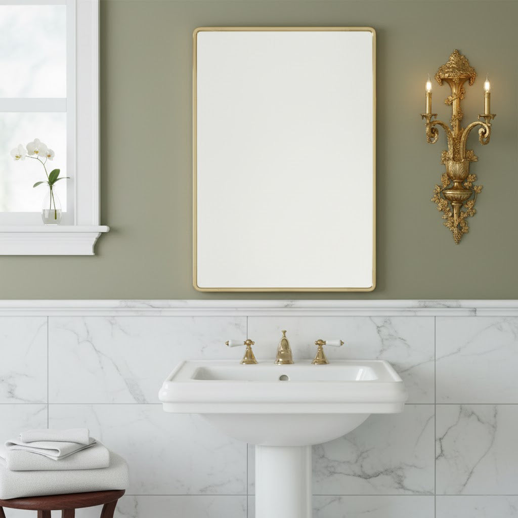 Caldwell Brass Wall Lamp – 2-Head Vertical Solid Brass Wall Sconce