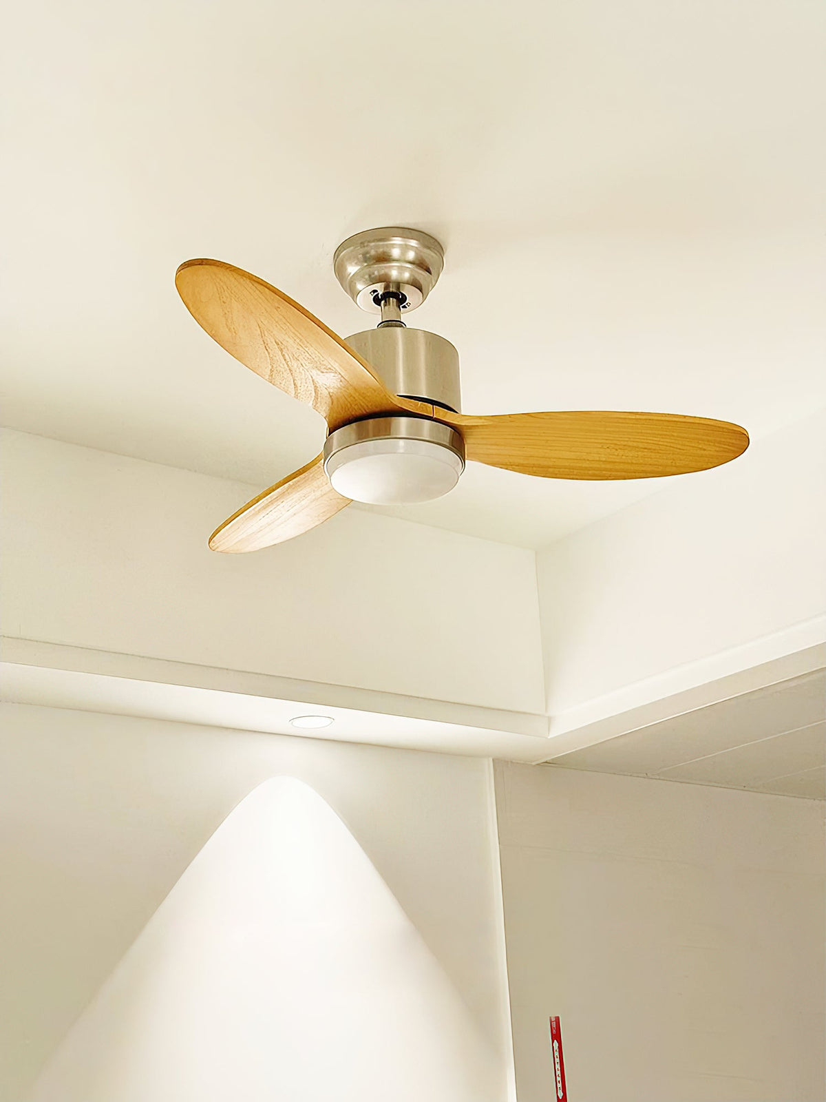 Calisse 42″ Ceiling Fan Light – 3 Solid Wood Blade DC Motor LED Ceiling Fan