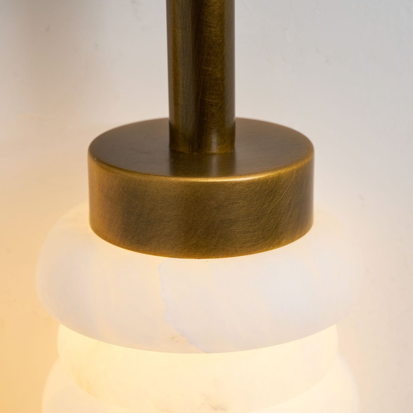 Payson Double Alabaster Wall Lamp - Dual Natural Stone & Brass LED Sconce | Luxury Art Deco Lighting