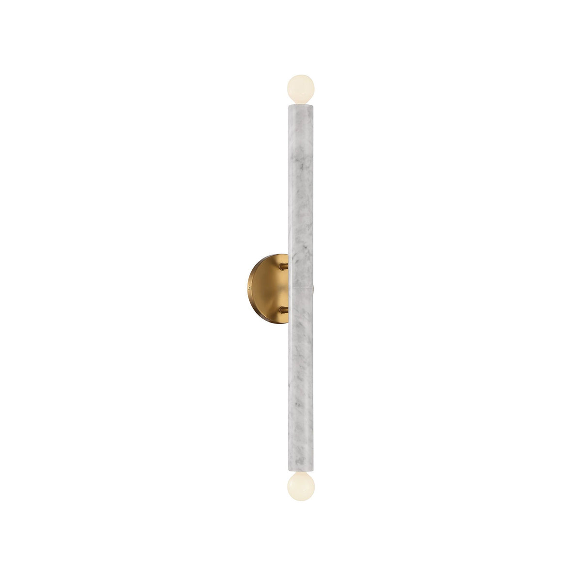 Callaway Marble Wall Lamp – Vertical & Horizontal Natural White Marble Sconce