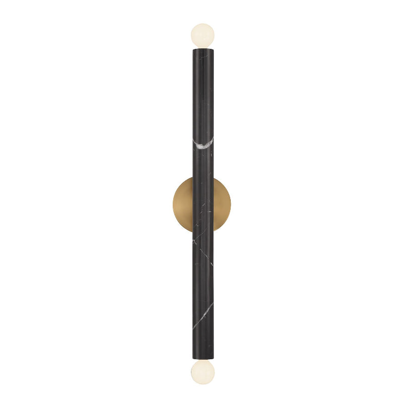 Callaway Marble Wall Lamp – Vertical & Horizontal Natural White Marble Sconce