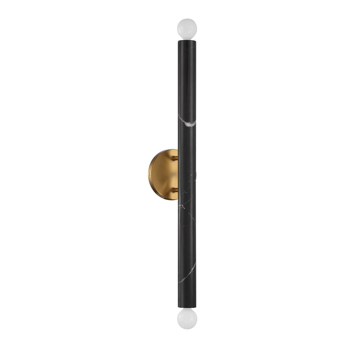 Callaway Marble Wall Lamp – Vertical & Horizontal Natural White Marble Sconce
