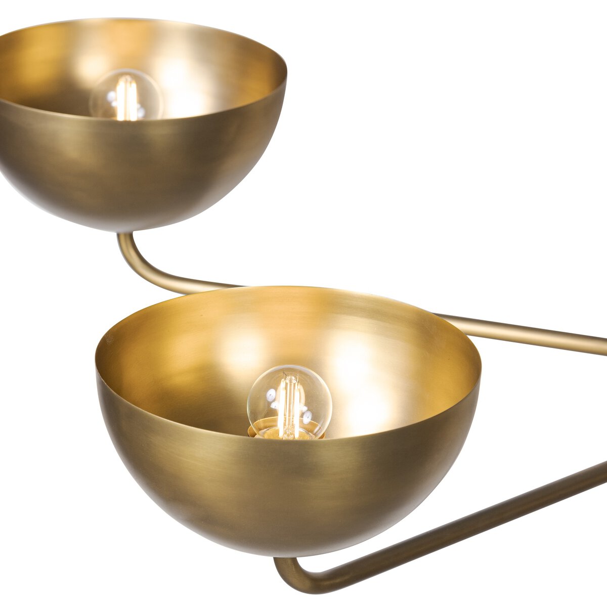 Callisto Brass Chandelier – Adjustable Multi-Disc Brass Chandelier