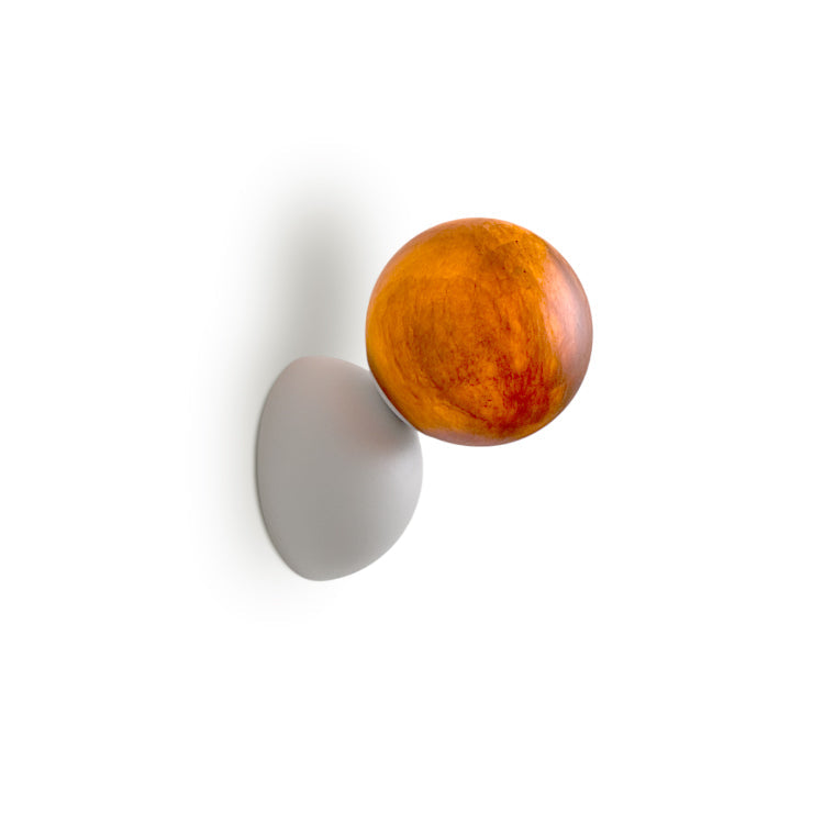 Callisto Eclipse Wall Lamp – Natural Stone & Metallic Eclipse Wall Sconce