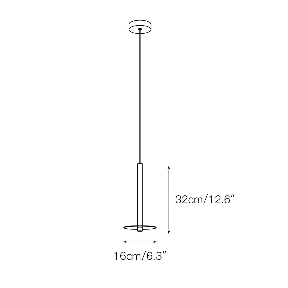 Candle Chandelier – Slim Brass & Acrylic Candle-Inspired LED Pendant Light