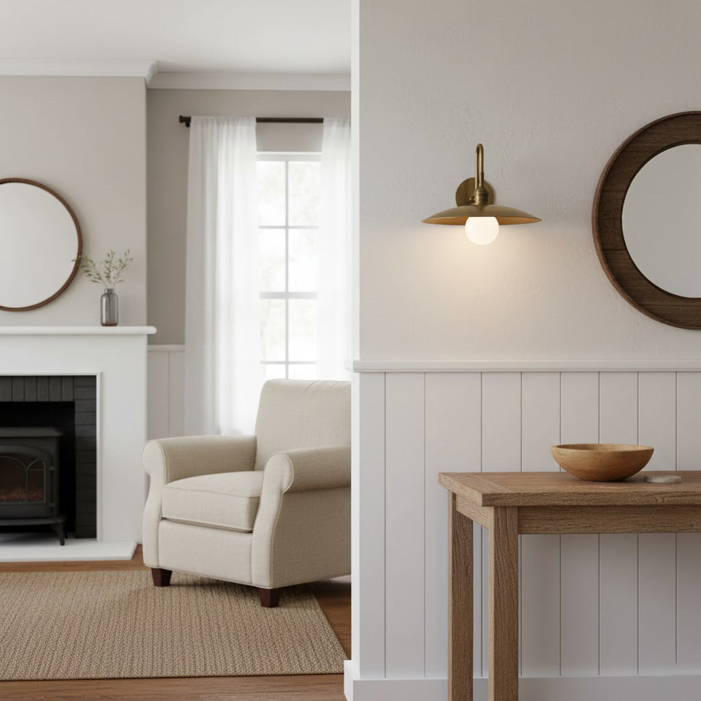 Cantina Wall Lamp – Parisian Modern Articulated Antique Brass Wall Sconce