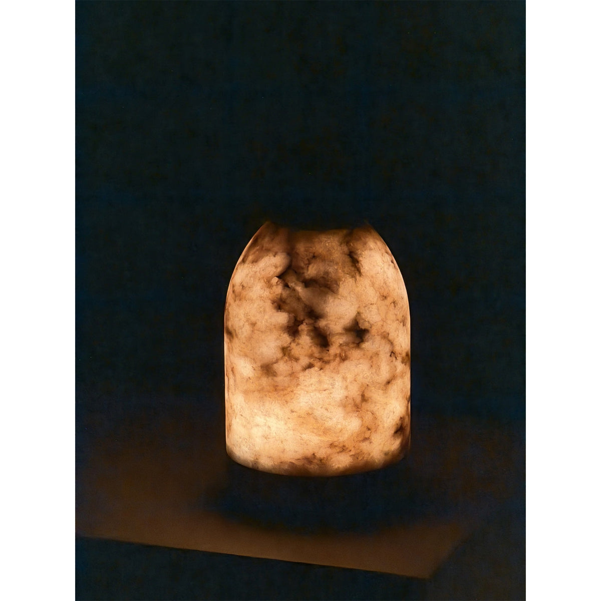 Capsule Marble Table Lamp (Built-in Battery) – Cordless Alabaster & Marble Rechargeable Accent Light