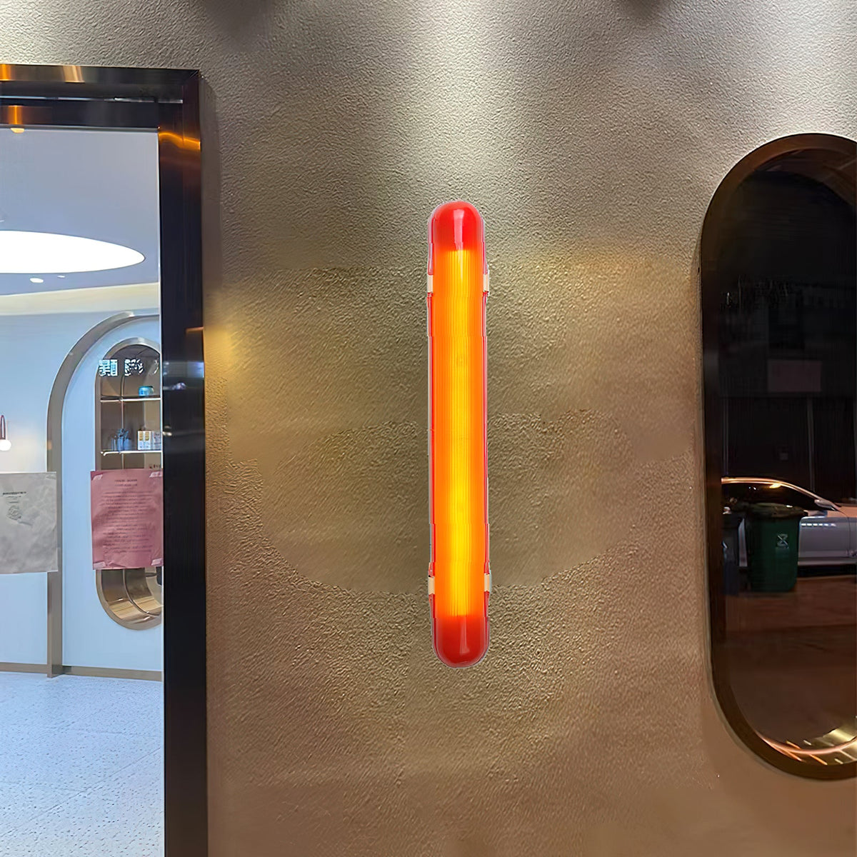 Capsules Joy Wall Lamp – 1970s Space Age Red LED Capsule Wall Sconce