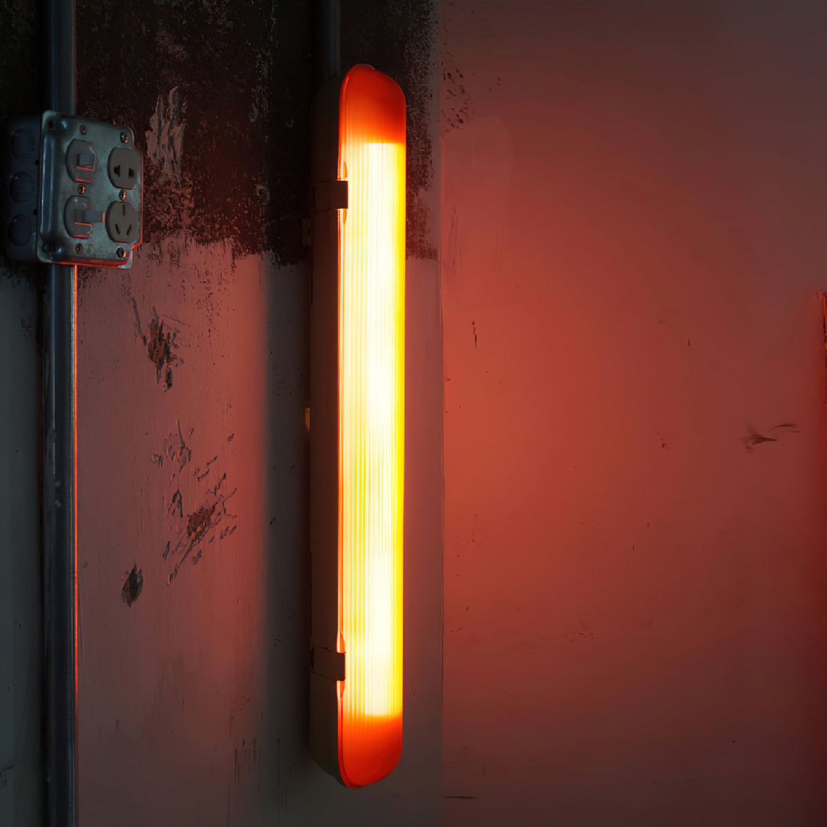 Capsules Joy Wall Lamp – 1970s Space Age Red LED Capsule Wall Sconce