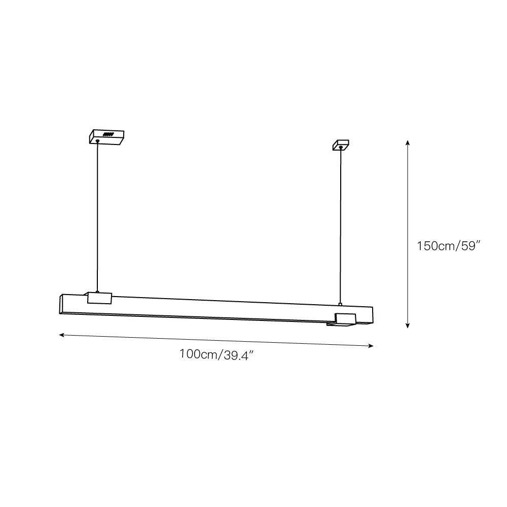 Cary Alabaster Pendant Light – Modern Linear Natural Alabaster LED Suspension