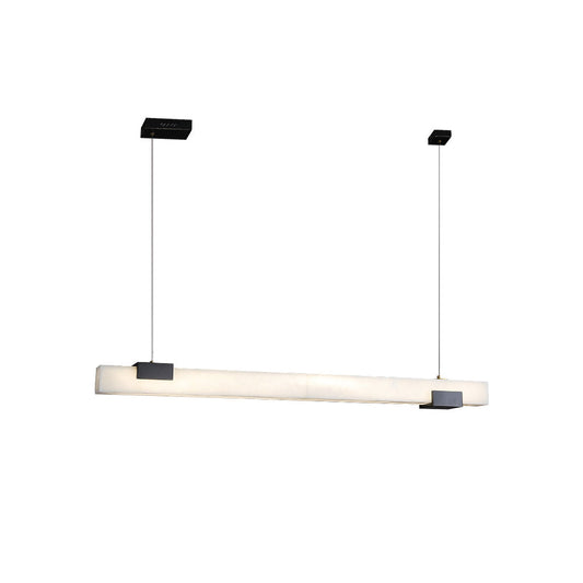 Cary Alabaster Pendant Light – Modern Linear Natural Alabaster LED Suspension