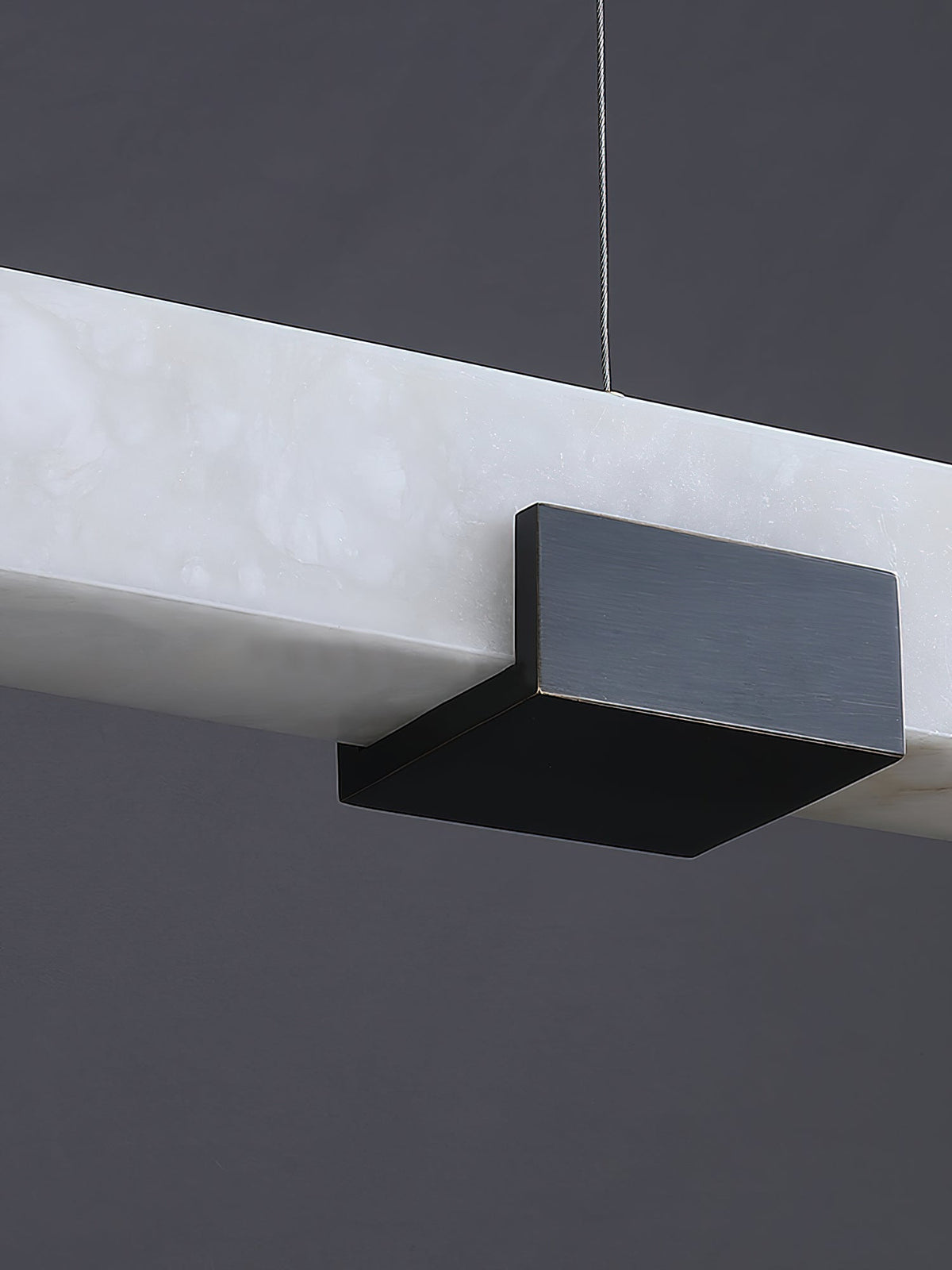Cary Alabaster Pendant Light – Modern Linear Natural Alabaster LED Suspension