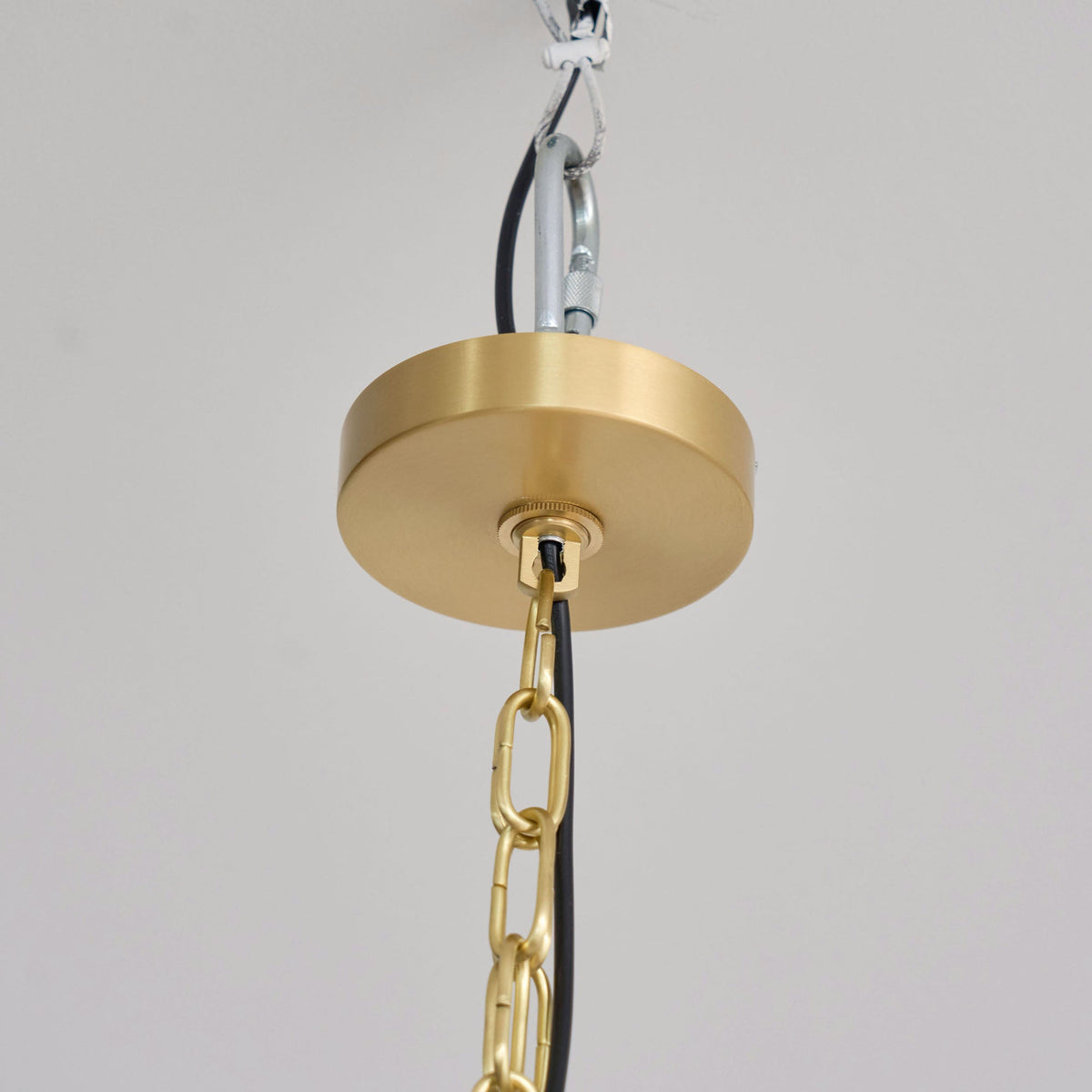Castlehill Chandelier – Minimalist Parallel 6-Arm Brass Chandelier